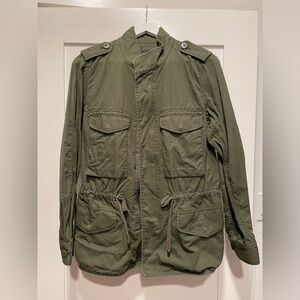 Club Monaco Ladies Field Jacket in Olive
